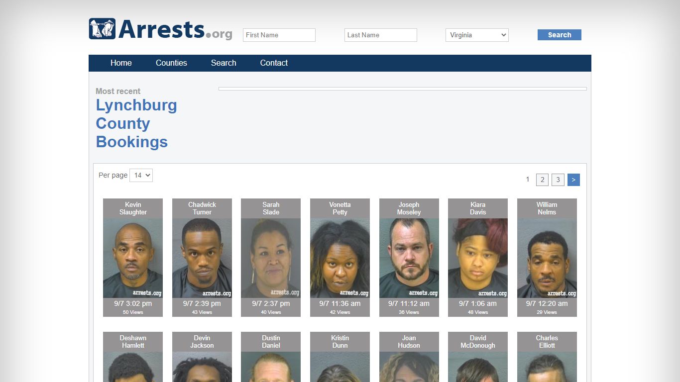 Lynchburg County Arrests and Inmate Search